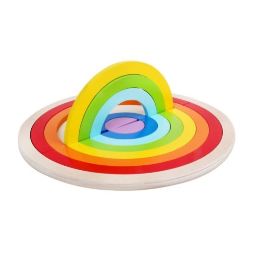 Arc-en-ciel en bois pliable