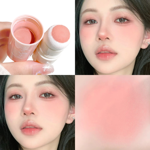 Arcpirosító pirosító arcra és ajkakra 7 g 8,8 x 3,3 x 2,1 cm Pirosító tubusban, puha szivacs applikátorral Természetes highlighter hatás