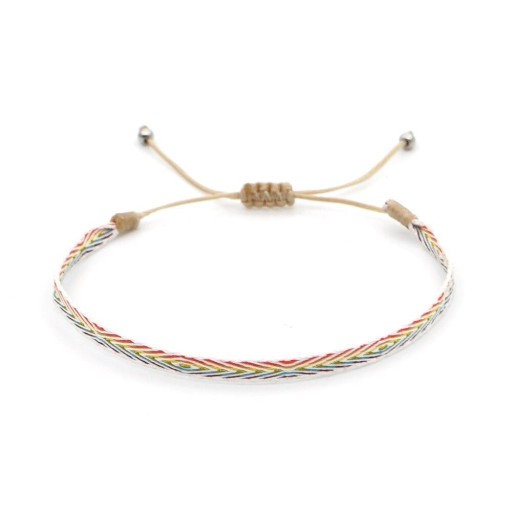 Armband met gevlochten touw