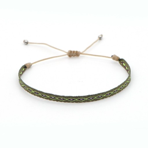Armband met gevlochten touw