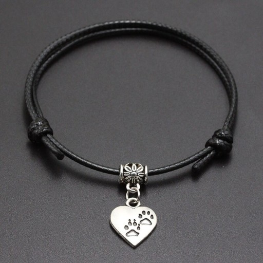Armband met hartje H469