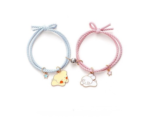 Armband met magneetkoord 2 stuks