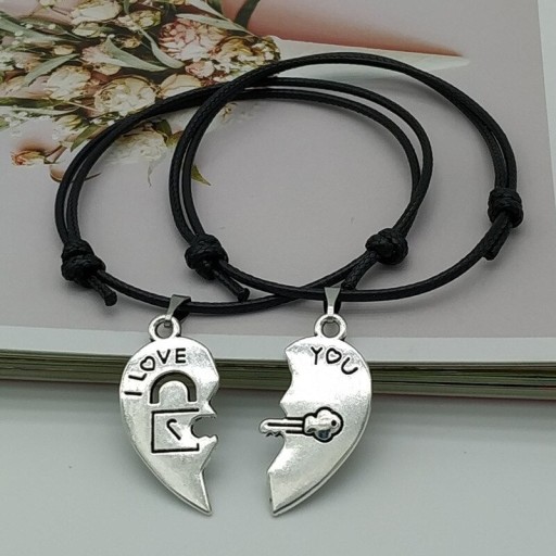 Armband met touwtjes voor koppels, 2 stuks H227