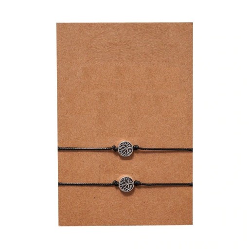 Armbanden met touwtjes 2 stuks