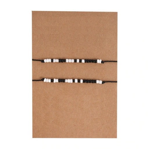 Armbanden met touwtjes 2 stuks