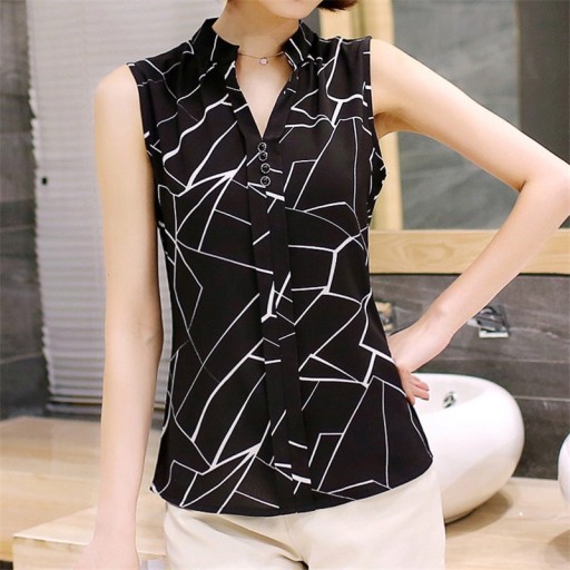 Ärmellose Gema-Bluse für Damen