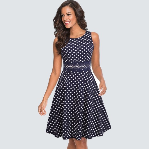 Ärmelloses Minikleid für Damen A2501
