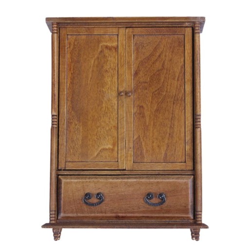 Armoire en bois pour poupée A2140