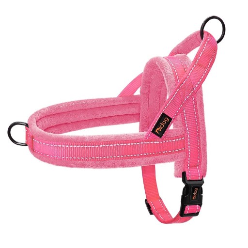 Arnés de entrenamiento acolchado suave con pelo Arnés reflectante ajustable con asa Arnés de seguridad para perros pequeños y grandes Arnés de entrenamiento acolchado suave con pelo Arnés reflectante ajustable con asa Arnés de seguridad para perros pequeños y grandes