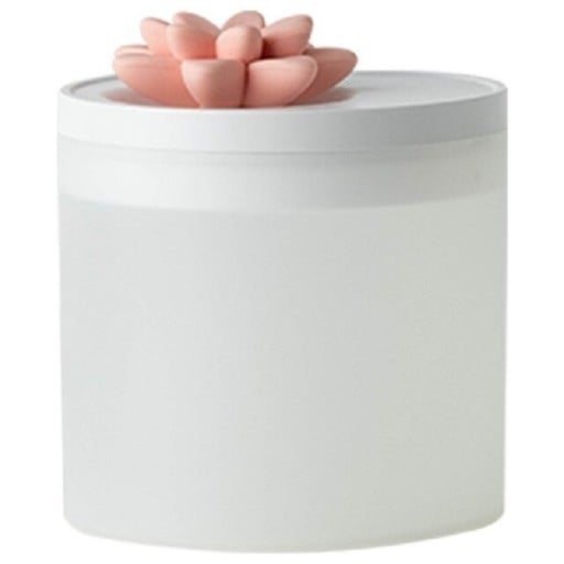 Aroma Diffuser with Succulent-Shaped Decoration for Scenting the Room Tank 800 ml Operation 10 to 24 hours Timer 4 hours USB Powered