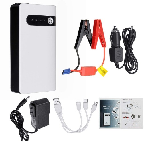 Arrancador de batería y power bank de 20000 mAh