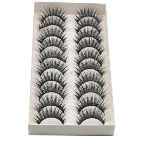 Artificial Eyelashes - 10 Pairs