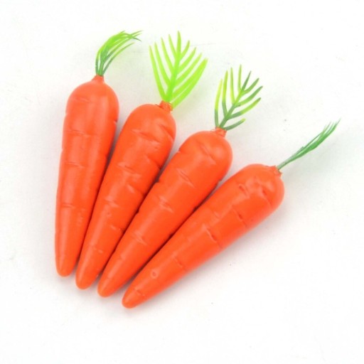 Artificial Mini Carrots 10 pcs