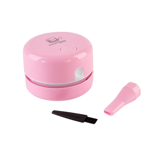 Aspirator mini desktop portabil pentru acasă, aspirator electric pentru studenți, pentru birou și tastatură, încărcare USB, design compact de 5V, pentru birou