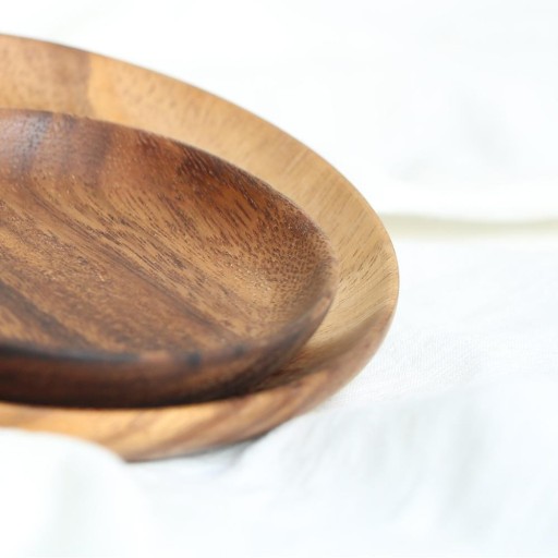 Assiette en bois