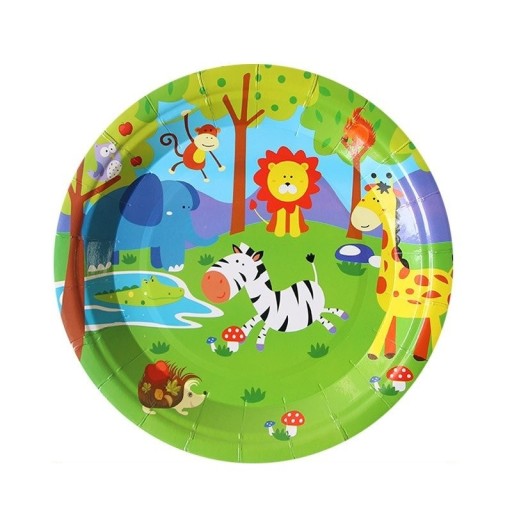 Assiettes en papier pour enfants 12 pcs