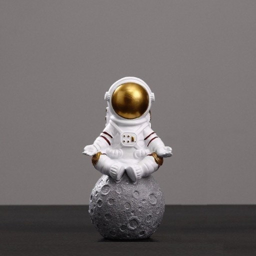 Astronaut en maanbeeldje