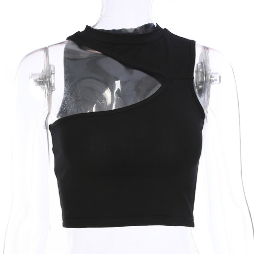 Asymmetrisches Crop-Top für Damen A434