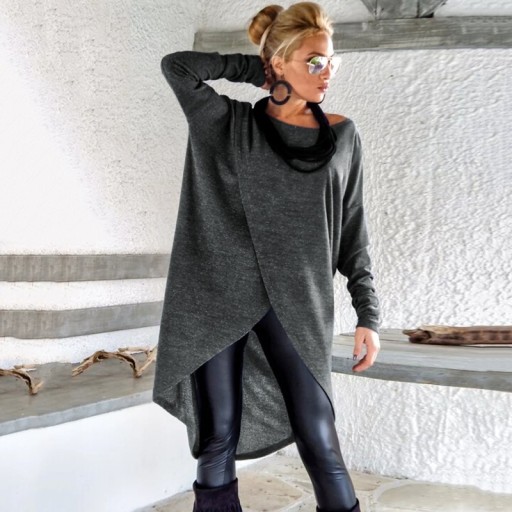 Asymmetrisk damekjole A2588