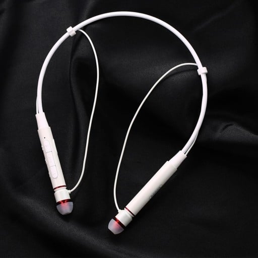 Ασύρματα ακουστικά λαιμού με μικρόφωνο Bluetooth 4.1 Δέκτης κλήσεων και ρύθμιση έντασης Μπαταρία 160 mAh Ευαισθησία 105 dB ABS και TPE