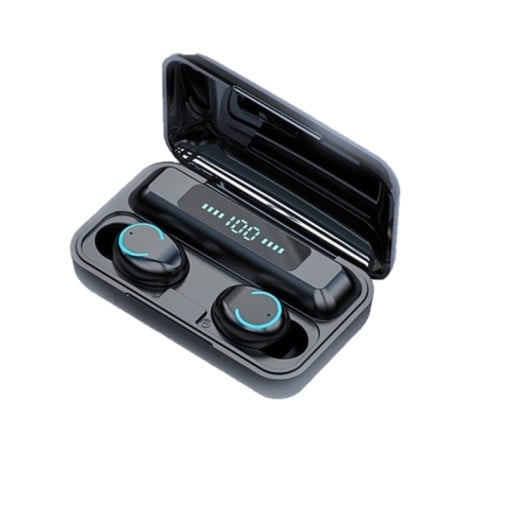 Ασύρματα ακουστικά τύπου in-ear με bluetooth 5.0 Θήκη φόρτισης 2200 mAh με οθόνη Εύρος συχνοτήτων 20 Hz έως 20 kHz Έξι σιλικονένιες καλύμματα