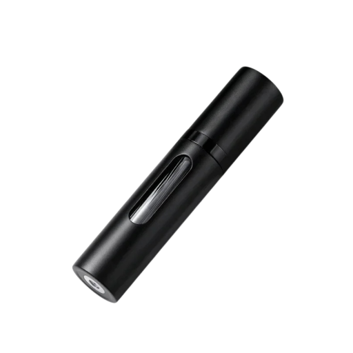 Atomizor de parfum reîncărcabil 8ml, design mat, portabil, din aliaj de aluminiu, sticlă de pulverizare, recipient de călătorie cosmetic din sticlă întărită