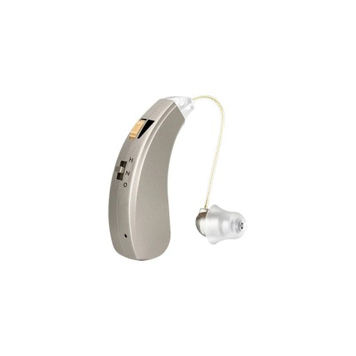 Audifonos Mini-Soundverstärker, wiederaufladbares Hörgerät für das linke Ohr, kabellose Hörgeräte