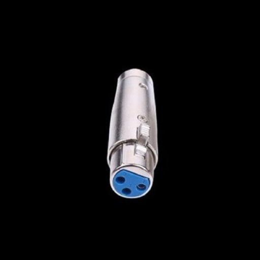 Audio Adapter XLR Female to RCA Female for Connecting Microphones Zinc Alloy Adapter Three-Pin XLR Socket with Locking Mechanism