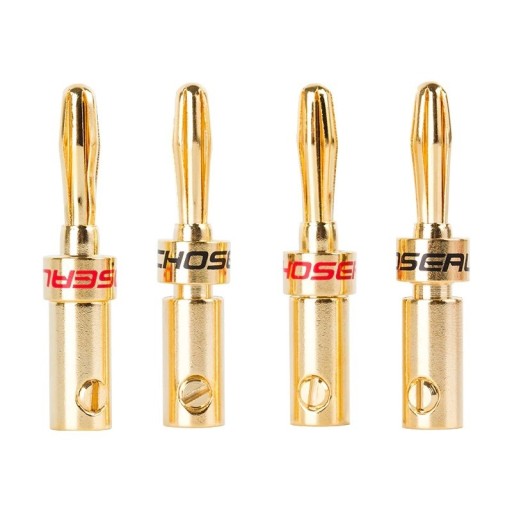 Audio jack connector type banaan 4 st.
