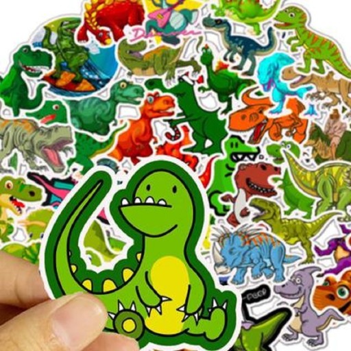 Aufkleber Dinosaurier 50 Stück A1753