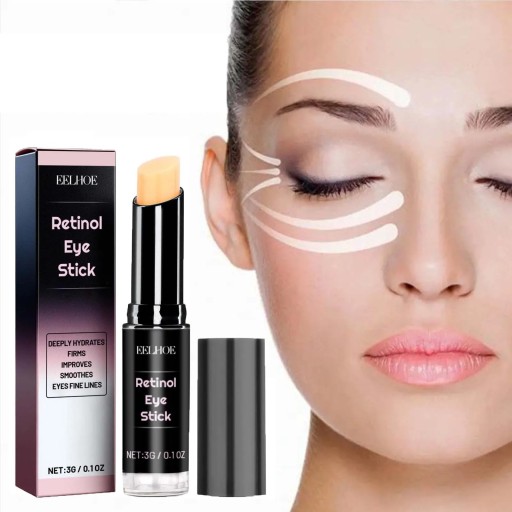 Augencreme mit Retinol im Stick 3 g Gegen Augenringe und Schwellungen Glättung von Fältchen Straffung der Haut Feuchtigkeitsversorgung der Augenpartie