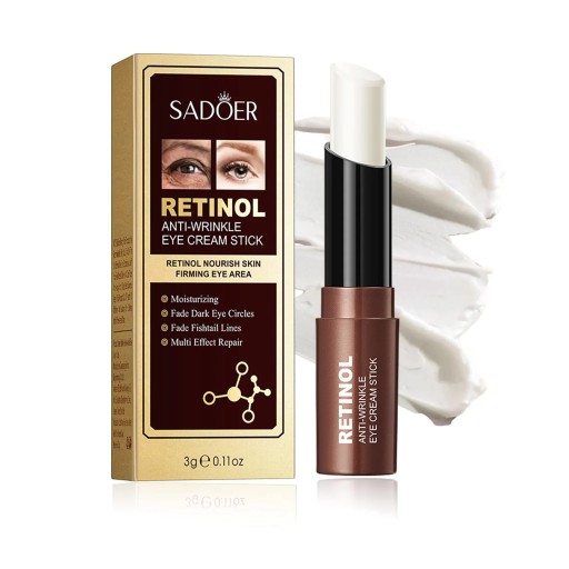Augenstift mit Retinol 3 g. Reduzierung von Augenringen und Fältchen. Feuchtigkeitsspendende Ernährung. Hautstraffende koreanische Augenpflege.