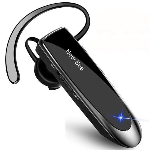 Auricolare wireless da orecchio con microfono e astuccio Bluetooth 5.0 Controllo della musica e del volume Assistente vocale Batteria 250 mAh