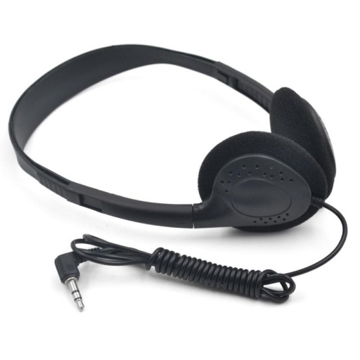 Auriculares com cabo flexível