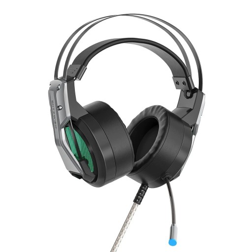 Auriculares de gaming com microfone 3.5mm jack / USB