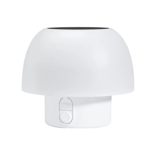 Aurinkoinen LED-pöytälamppu himmennettävä IP65 3.7V USB-C lataus 10 × 9 cm koristeellinen yövalo RGB
