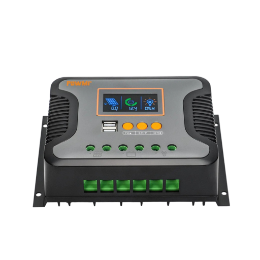 Aurinkosähkön lataussäädin PWM 60 A 12 V ja 24 V ja 36 V ja 48 V PV enintään 100 V kaksi USB 5 V värinäyttö musta aurinkosähkölle ja matkailuautolle