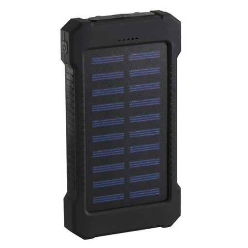 Aurinkovirtapankki taskulampulla 30 000 mAh