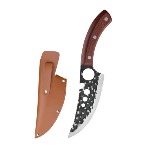 Ausbeinmesser aus Edelstahl 27x15,5x11,5 cm Fleischerbeil Metzger Küchenmesser für Obst und Gemüse Professionelles Kochen und Schneiden