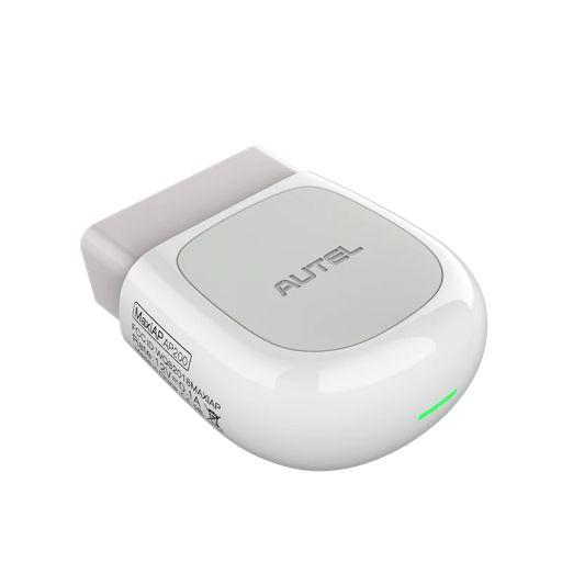 Autel MaxiAP AP200 Bluetooth OBD-II diagnostisk kodelæser komplet systemdiagnose 6 servicefunktioner hvid til biler op til 2017