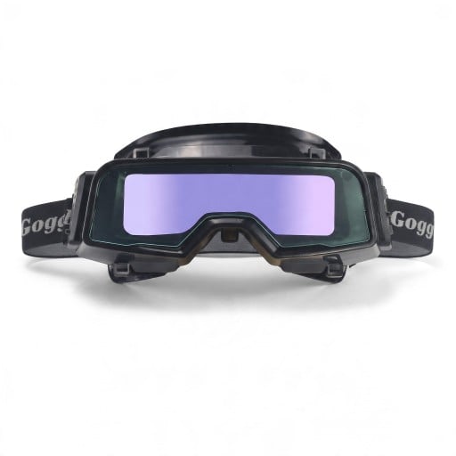 Auto-Darkening Welding Glasses TX-R00 Lens 9 x 3.4 cm Darkening DIN9 to DIN13 Solar Powered Material PP Black For Welding