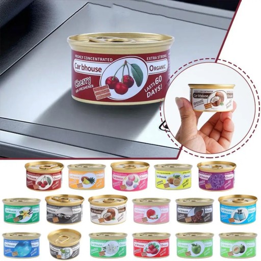 Autó- és otthoni légfrissítő dobozban, szagelnyelő, hosszan tartó aroma, több illattal