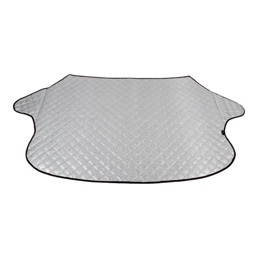 Autó szélvédő takaró 140 x 94 cm Ezüst Szőtt Alumínium fólia Ajtóba záródó leplek Hó, jég és nap elleni védelem