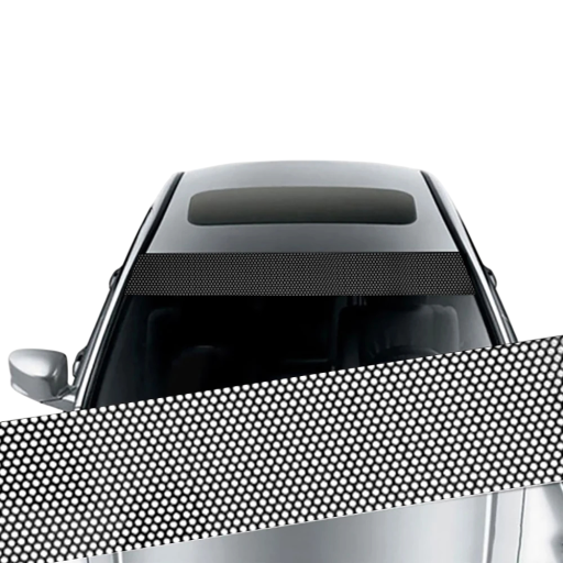 Auto zonnescherm sticker voor voorruit 20x150 cm Interieur bescherming tegen de zon Temperatuurverlaging van de auto Versiering van de voorruit