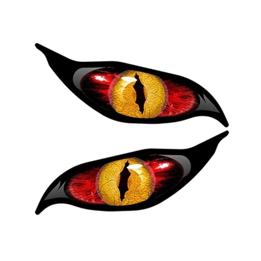Autoaufkleber - Augen 2 Stück L6