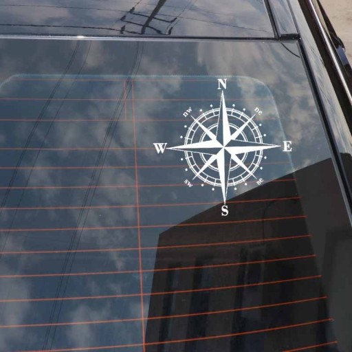 Autoaufkleber - Kompass