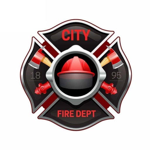 Autoaufkleber mit Feuerwehrmotiv