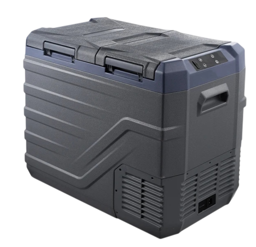 Autochladnička přenosná lednice 40 l kompaktní 618×376×514 mm šedá do auta na cestování výlety i kempování