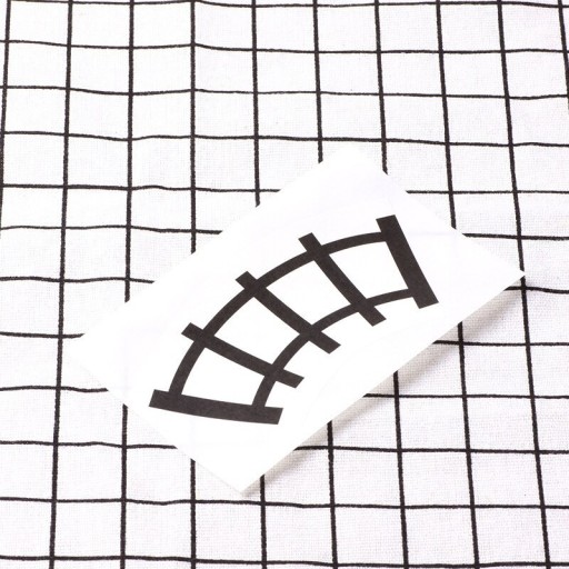 Autocolante curva de ferrovia