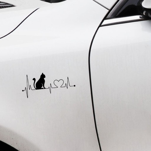 Autocolante de gato B503